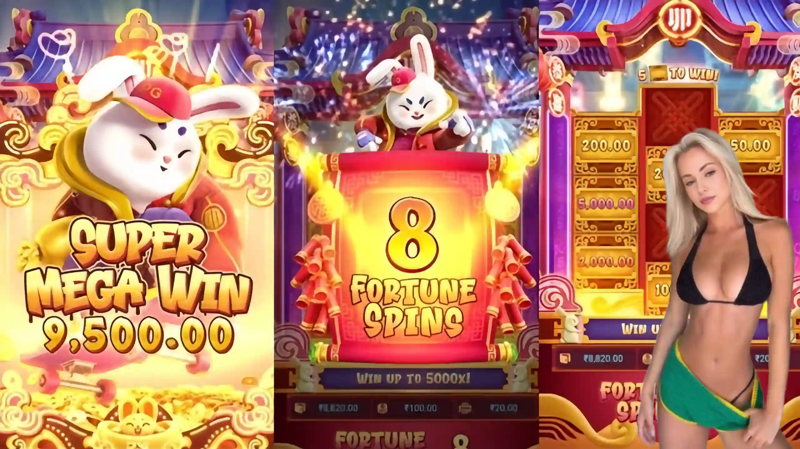Wild Expansivo Fortune Rabbit 79m - Coelho Dourado que Expande